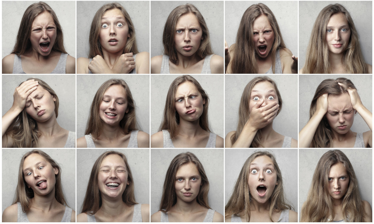 Many Different Faces of a Woman
